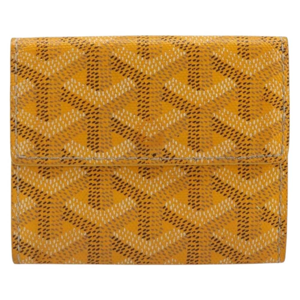 Goyard Goyardine Marigny Card Wallet Yellow
